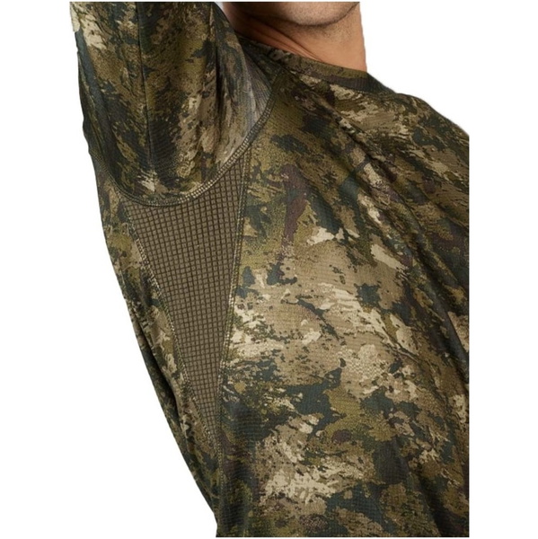 Seeland Herren Camo Langarm T-shirt 1602102 - Invis Grün